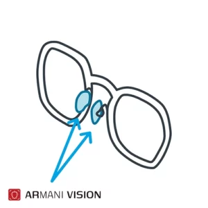 تنظیم پدهای بینی برای جلوگیری از لیز خوردن عینک